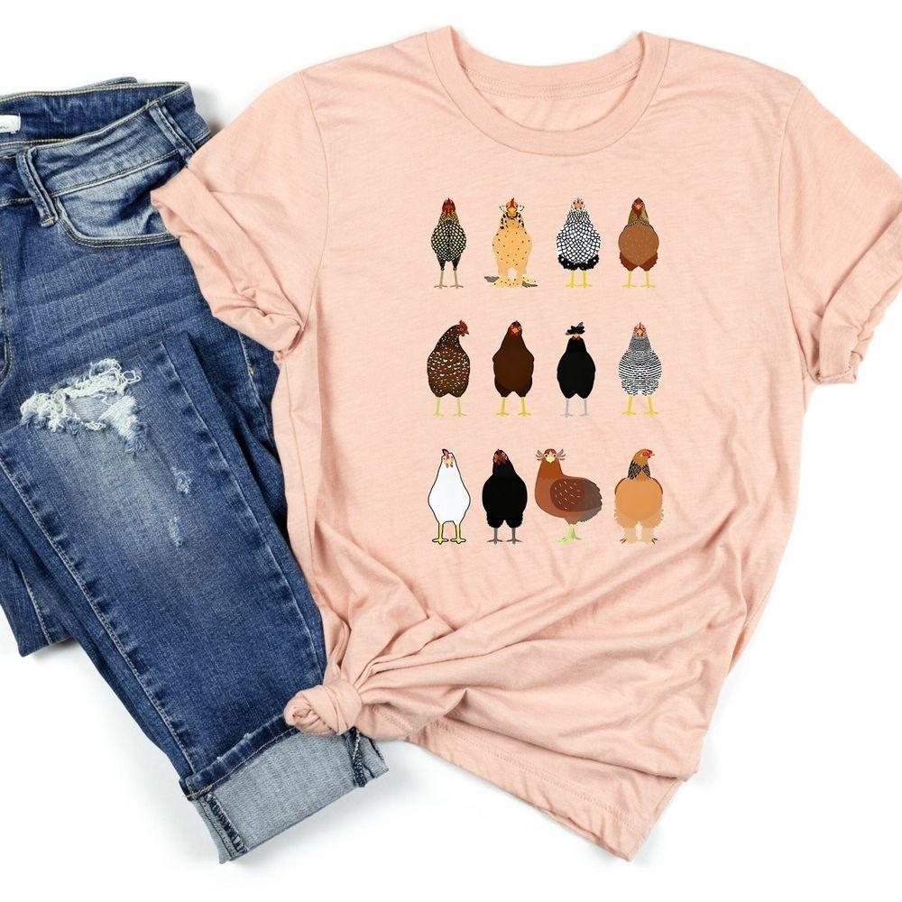 Western Country Chicken Breeds Graphic Vuitino Shirt Western Country Chicken Breeds Graphic Vuitino Shirt